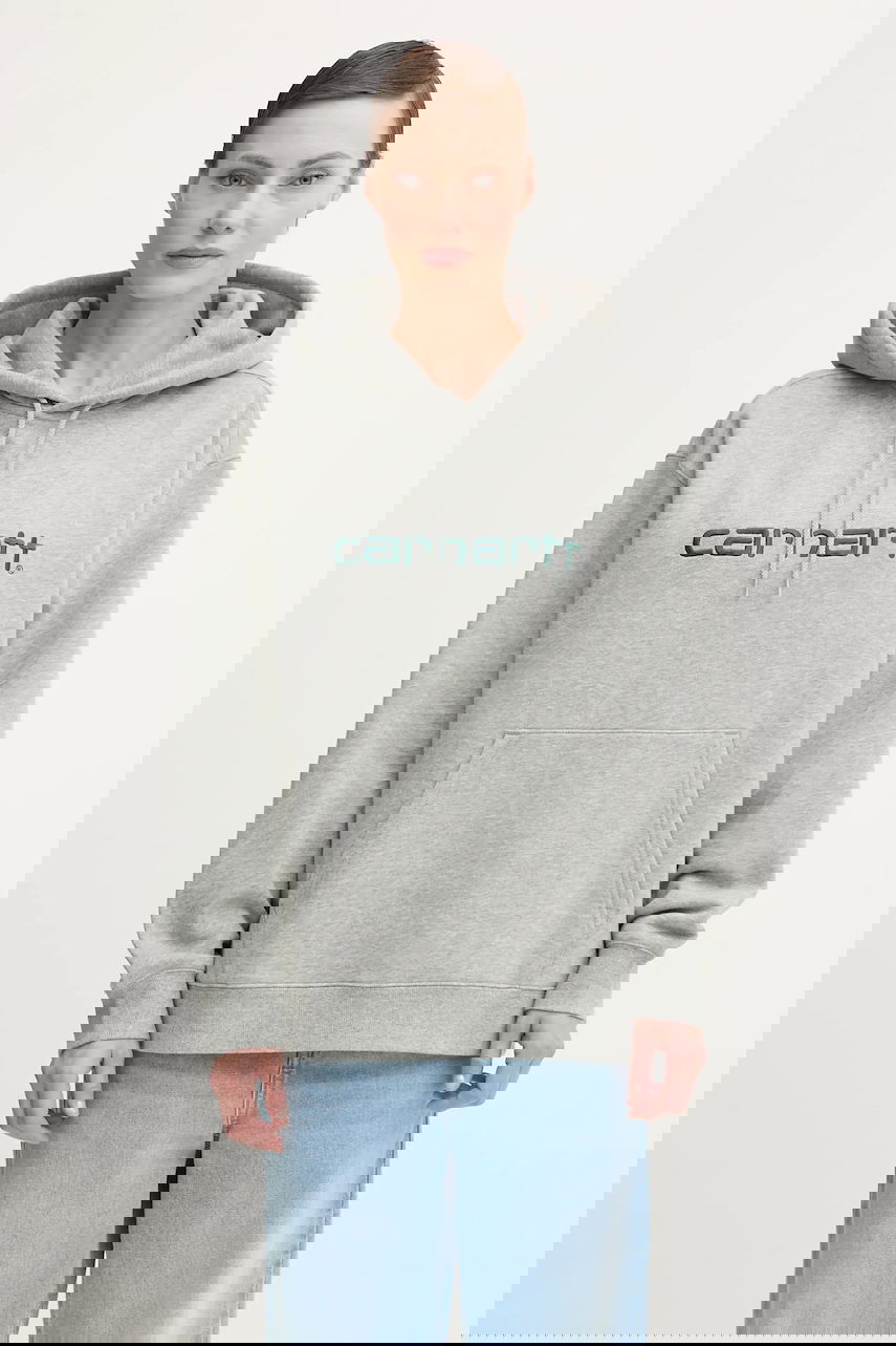 Mikina Carhartt WIP WIP Hooded Sweatshirt Šedá | I033648.32AXX, 0