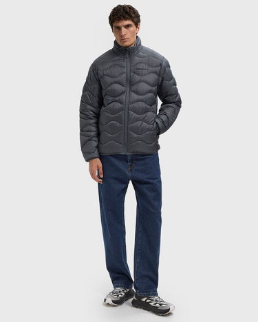 Prešívaná bunda Peak Performance HeliuDown Wavy Quilted Jacket Šedá | G79808080, 1