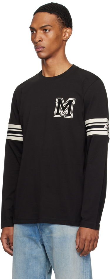 Tričko Moncler Moncler Archivio Long Sleeve T-Shirt Čierna | K20918D0000589AYY, 3