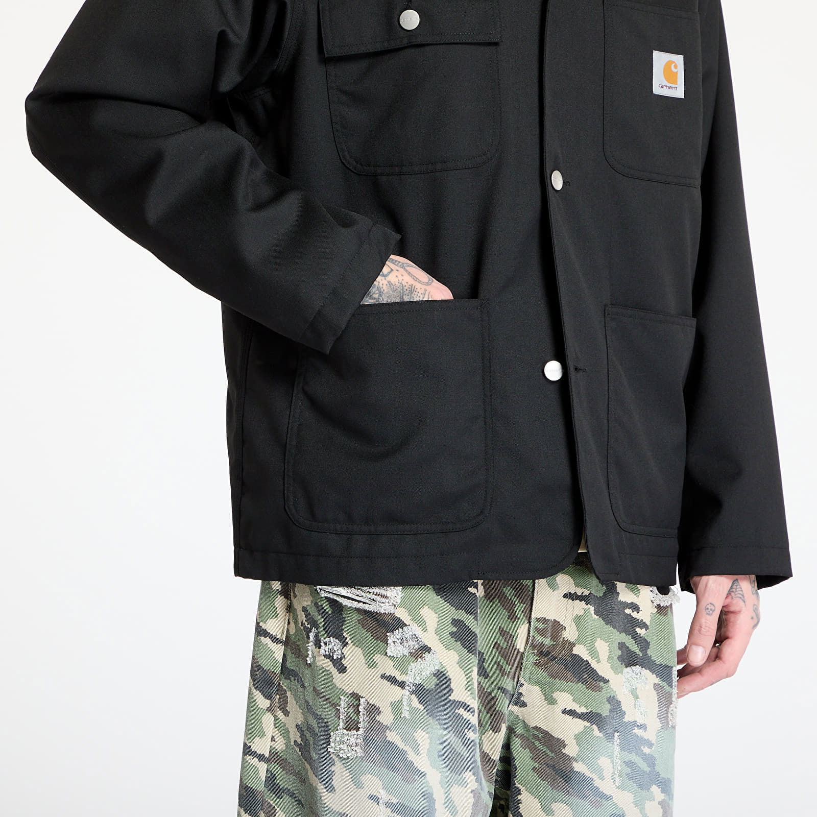 Black Canvas Chore Coat