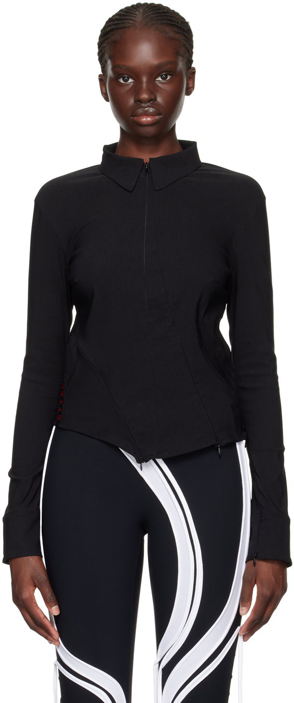 Košeľa Ottolinger Ottolinger Zip Shirt Čierna | 1103001, 0
