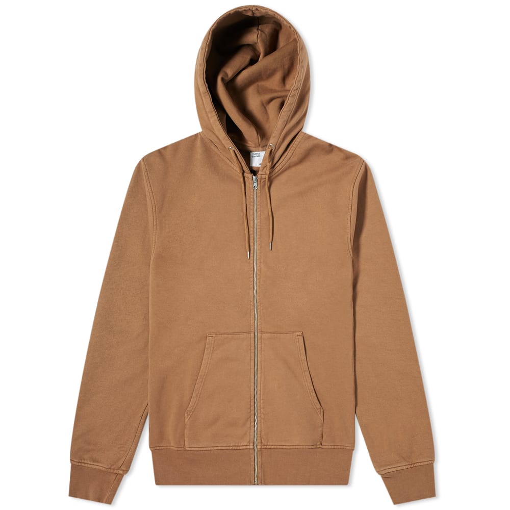 Mikina Colorful Standard Classic Organic Zip Hoody Hnedá | CS1007-SHR, 0