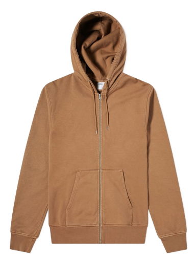 Mikina Colorful Standard Classic Organic Zip Hoody Hnedá | CS1007-SHR