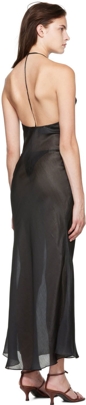 Šaty GUIZIO Guizio Exclusive Halter Neck Maxi Dress Čierna | SD 3, 2