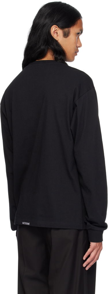 Tričko We11done Pearl Bear Long Sleeve T-Shirt Čierna | WD-TT2-24-781-U-BK, 2
