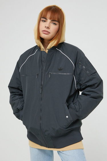 Bomber bunda adidas Originals Bomber Jacket Šedá | HK5233, 0