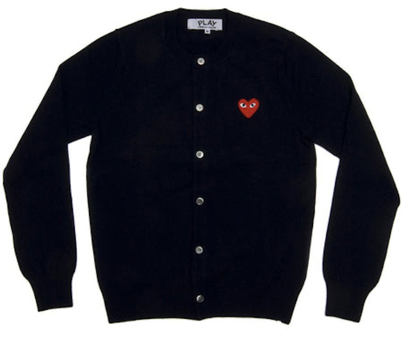 Sveter Comme des Garçons Play Red Heart Cardigan Čierna | AZ-N007-051-2, 0