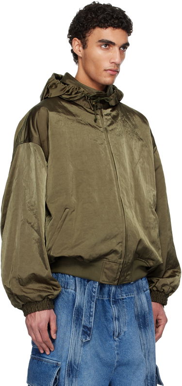 Bomber bunda HED MAYNER Hed Mayner Stowaway Hood Bomber Jacket Zelené | HMMA10032A-HA157, 1