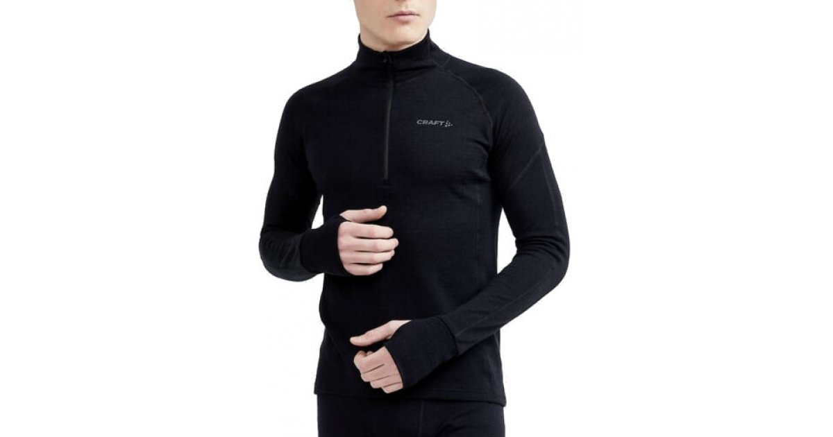 Tričko Craft Nordic Wool T-Shirt Čierna | 1911147-999000, 1