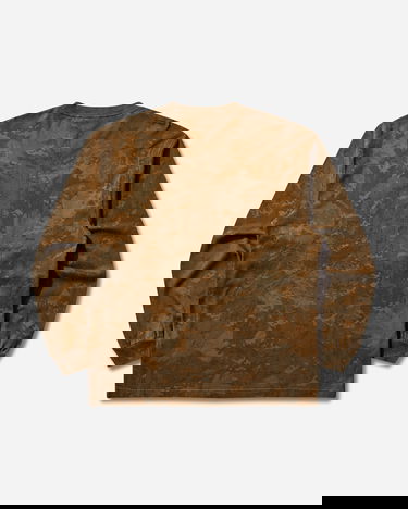 Tričko Carhartt WIP Camo Combi Garment Dyed Longsleeve T-Shirt Hnedá | I035858 3G1GD, 2