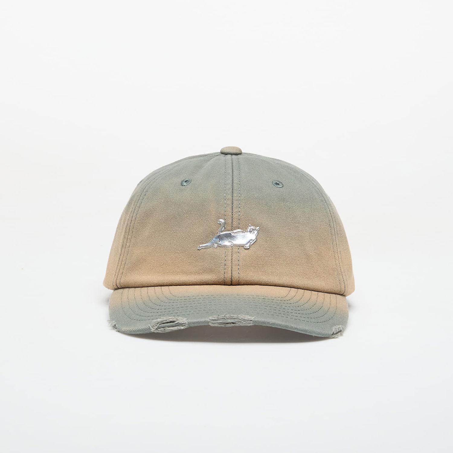 Šiltovka RIPNDIP Castanza Dad Hat with Cat Emblem and Distressed Brim Rôznofarebný | RNDBASICHAT3, 0