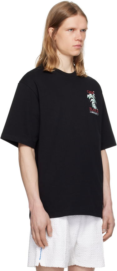 Tričko Casablanca Casablanca Frosty Mountain T-Shirt Čierna | MPF25-JTS-044-06, 1