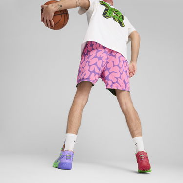 Tričko Puma PUMA x TMNT Reversible Basketball Shorts Biela | 630931_01, 3