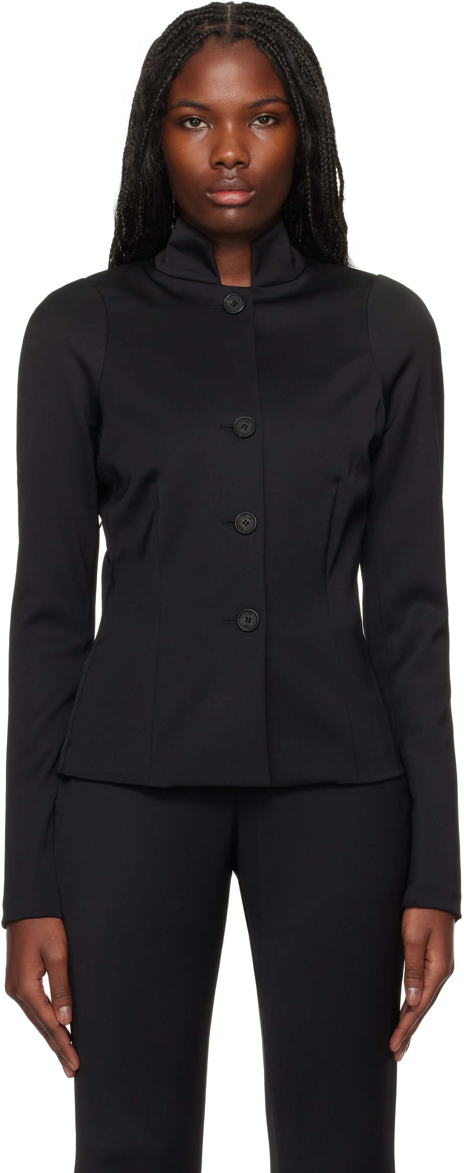 Bunda 032C Suit Jacket Tight Čierna | F24-WRW-2003-000, 0