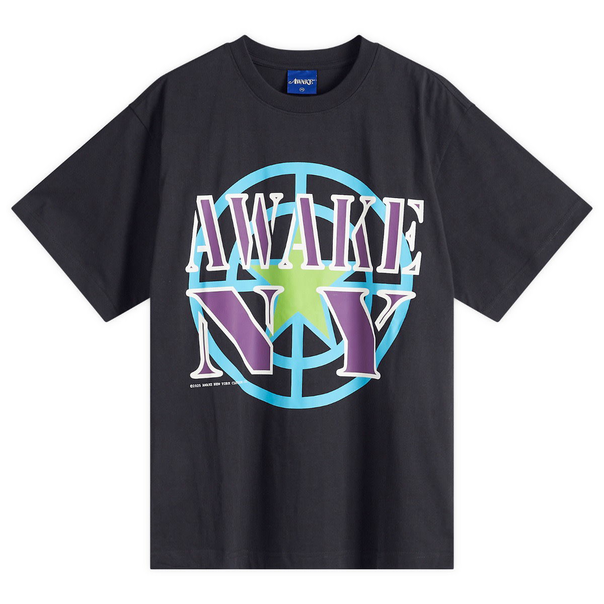 Tričko Awake NY Awake NY Crosshair Graphic Tee Čierna | AWK-SP25-TS002-BLK, 0