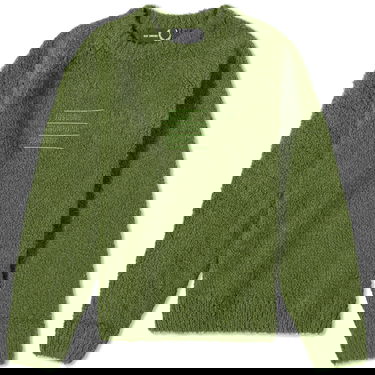 Sveter Fred Perry Raf Simons x Fluffy Crewneck Zelené | SK6518-M26, 0