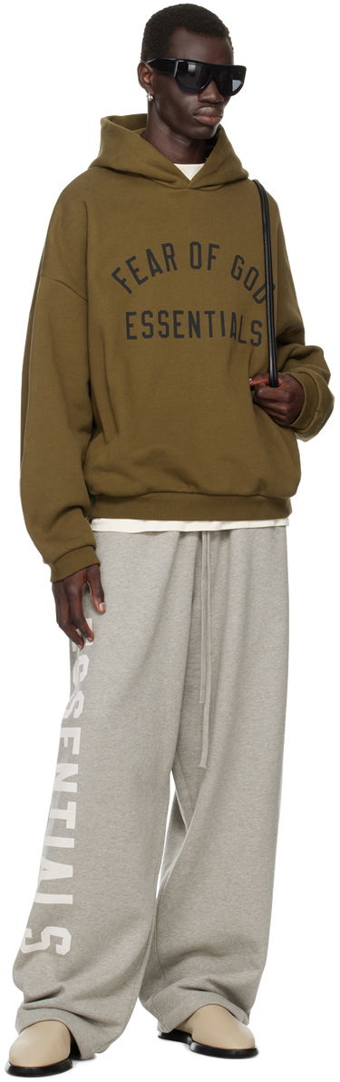 Mikina Fear of God Essentials Printed Logo Hoodie Zelené | 192BT246254F, 4