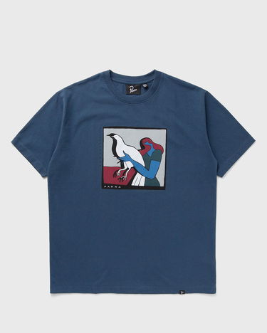 Tričko By Parra Chicken Heads Graphic T-Shirt Modrá | 53300, 0