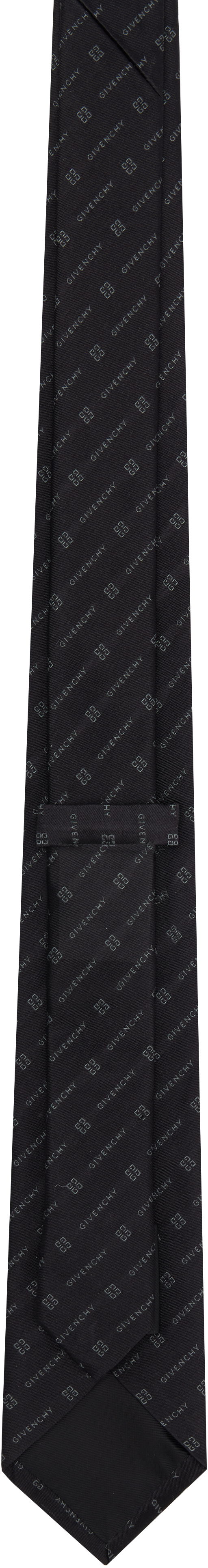 Šál Givenchy 4G Silk Tie Čierna | GV07LS J6033 1, 1