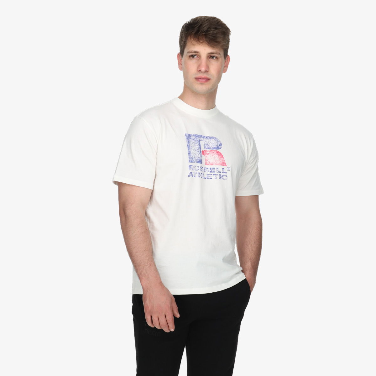 Tričko Russell Athletic Russell Athletic Skepta S/S Tee Biela | E3-620-1-145, 1
