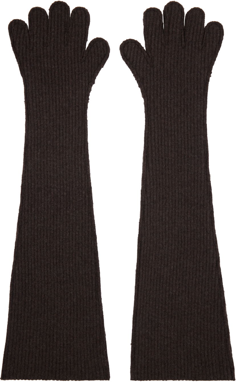 Rukavice Marni Oversized Wool Gloves Hnedá | GNMC0036A1 UFWH22