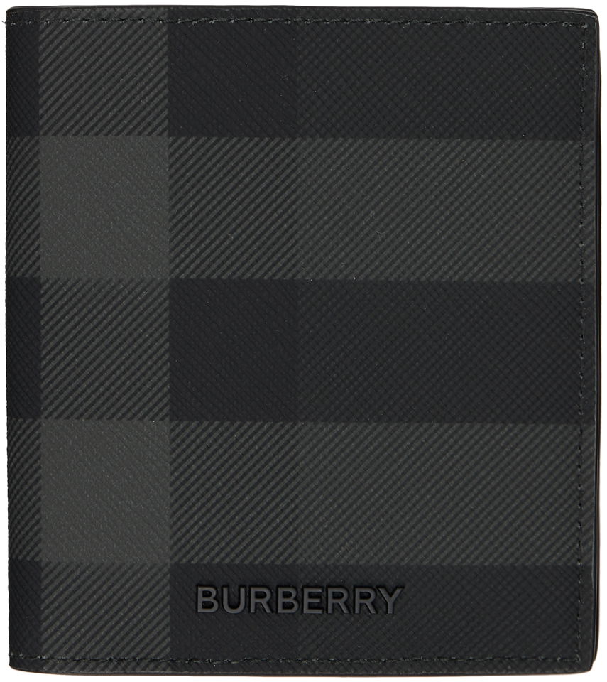 Peňaženka Burberry Check Bifold Wallet Čierna | 8073276, 0