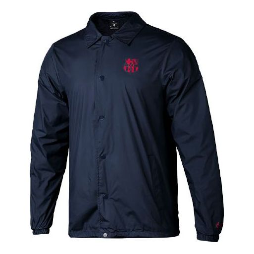 Vetrovka Nike FCB Skateboard Coach Jacket Modrá | AT4467-451