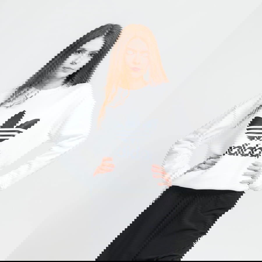 Mikina adidas Originals Trefoil Crew Biela | gn2961, 0