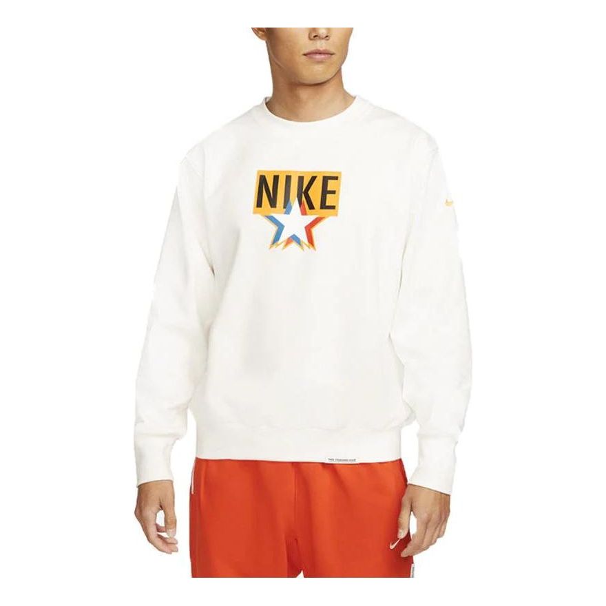 Sveter Nike Front Logo Sweatshirt Biela | DV7975-133, 0