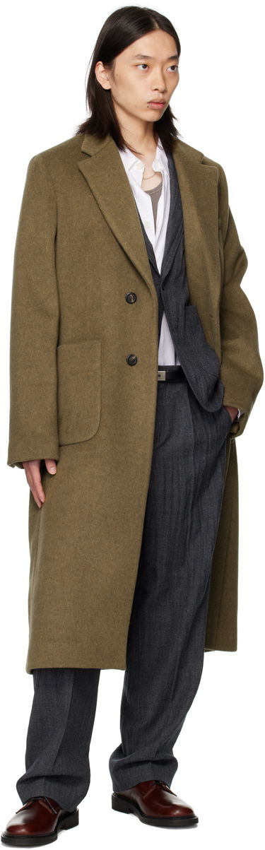 Kabáty OUR LEGACY Our Legacy Robe Overcoat Zelené | M4251RD, 3
