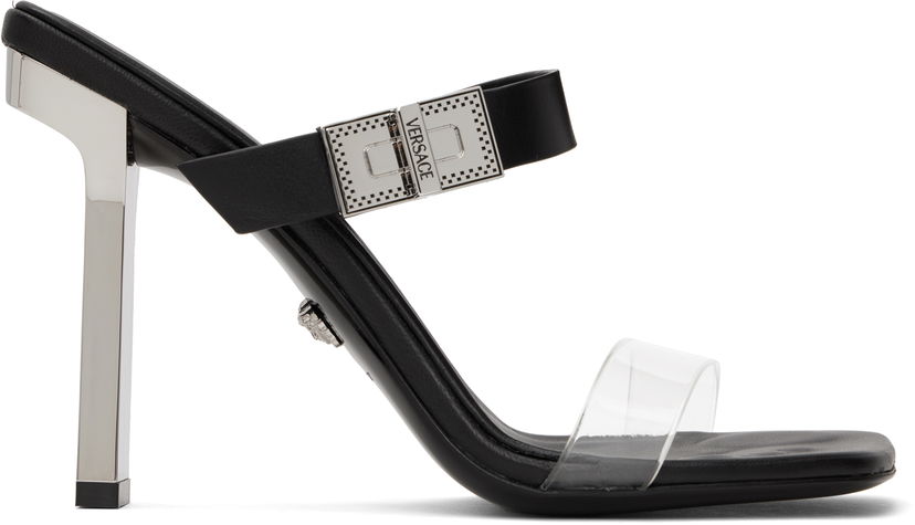Starostlivosť o obuv Versace Versace Medusa Heeled Sandals Čierna | 1017187_1A08651_1B00P