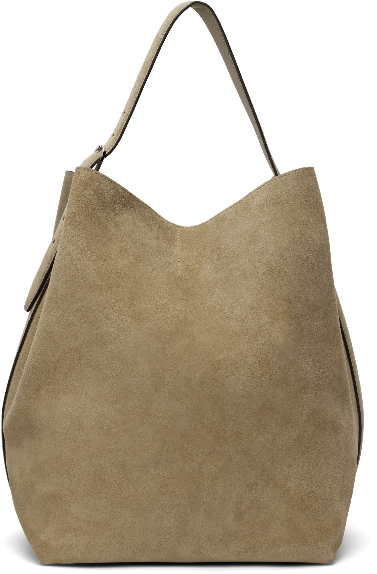 Kabelka TOTEME TOTEME Belted Suede Tote Béžová | 234-WAL853-LE0004, 0