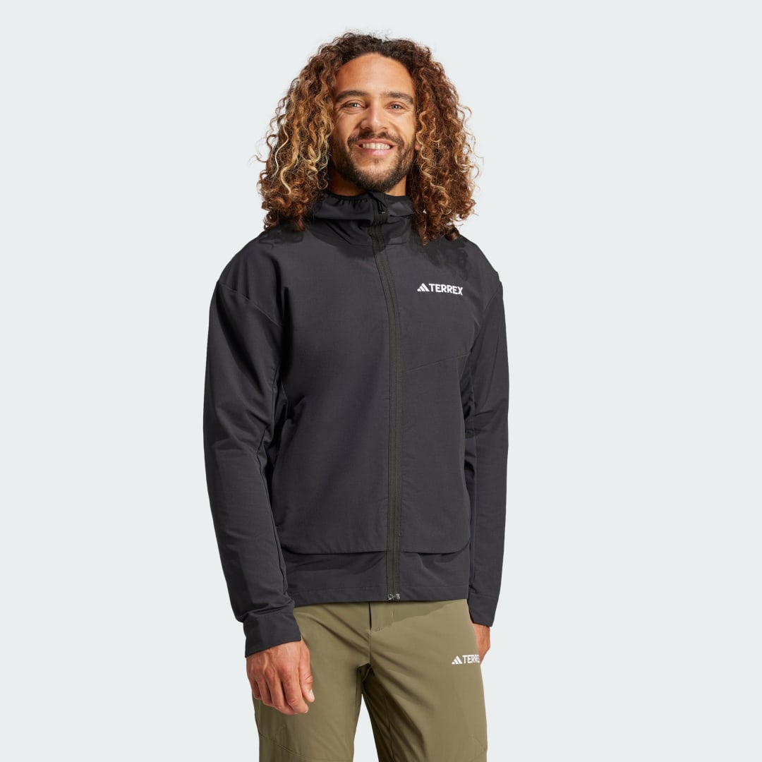 Bunda adidas Performance Terrex Multi Softshell Čierna | IX1490, 0