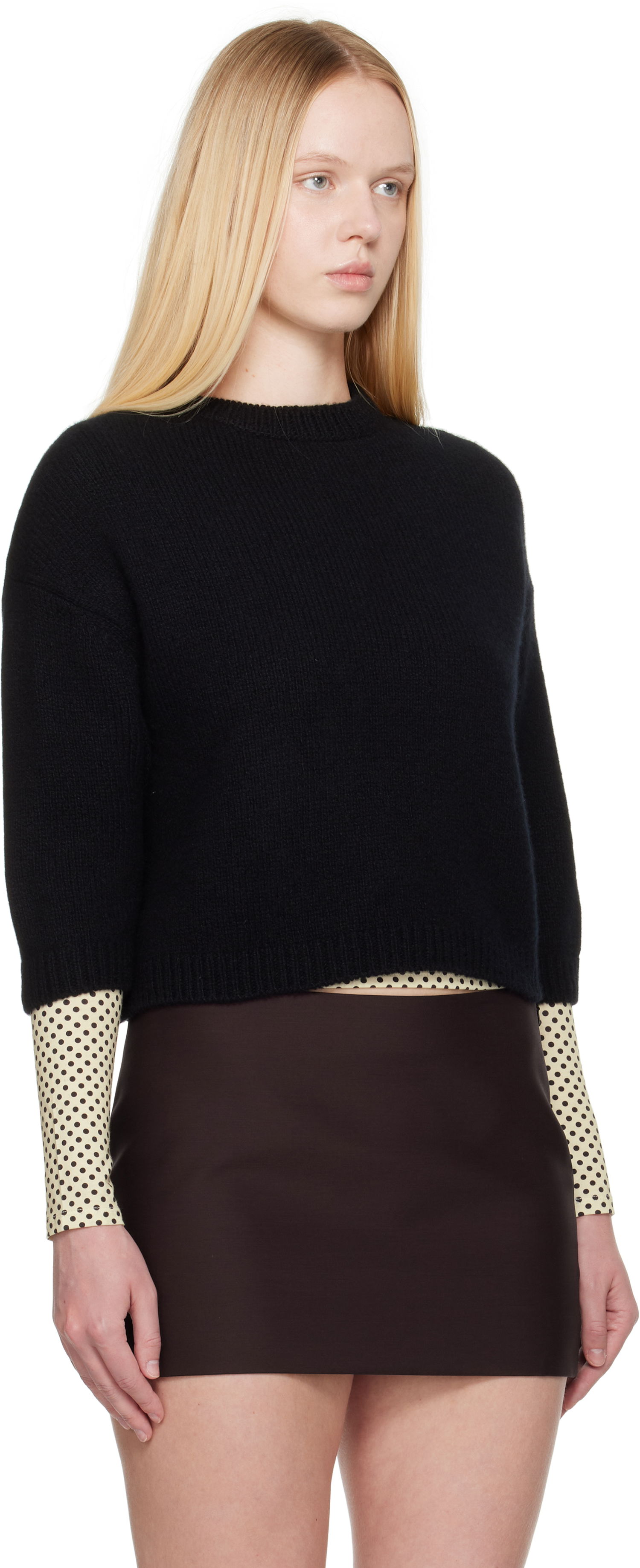 Sveter Khaite KHAITE Sabina Knit Sweater Čierna | 8274645, 1