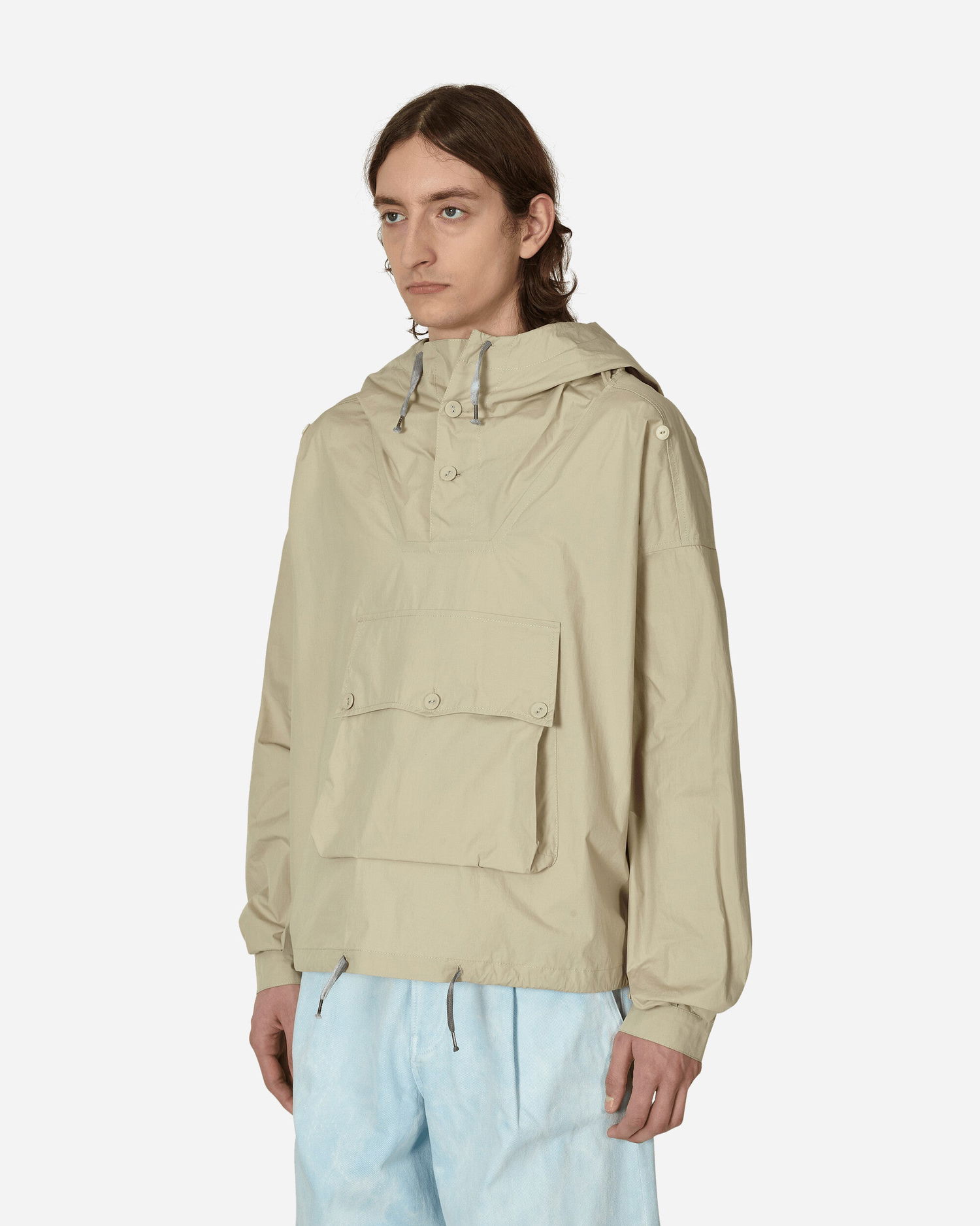 Bunda Maison Margiela Coated Cotton Hooded Jacket Béžová | S50AM0597 730, 1