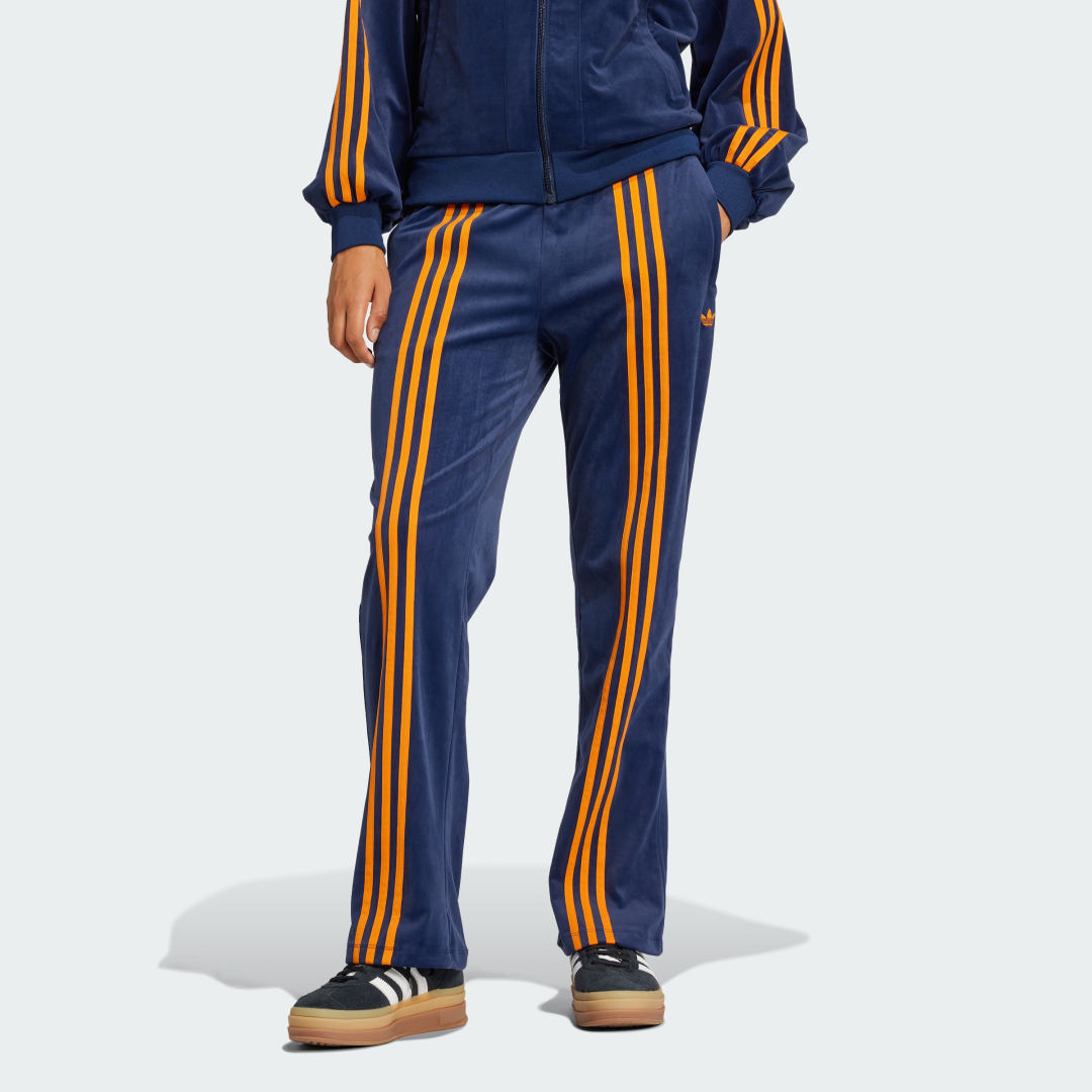 Tepláky adidas Performance Velour Track Pants Modrá | JN8290, 0