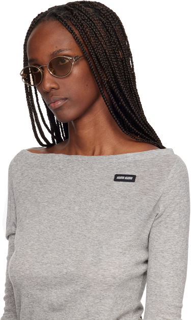 Slnečné okuliare Miu Miu Round Metal-Frame Sunglasses Metalická | 0MU 52YS 8056262087244, 3