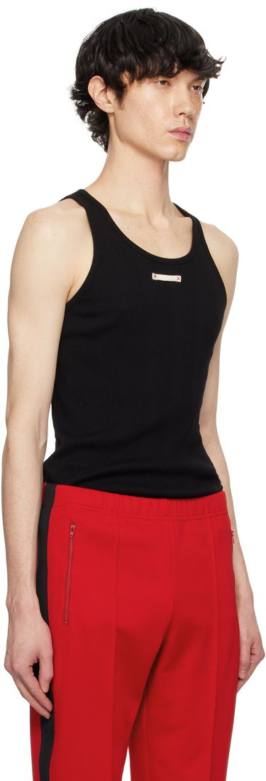 Tielko Maison Margiela Maison Margiela Ribbed Tank Top Čierna | S50NL0049 M20060, 1
