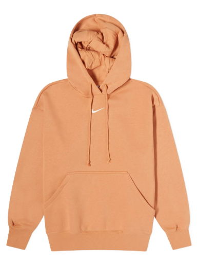 Mikina Nike Phoenix Fleece Hoodie Amber Oranžová | DQ5860-225