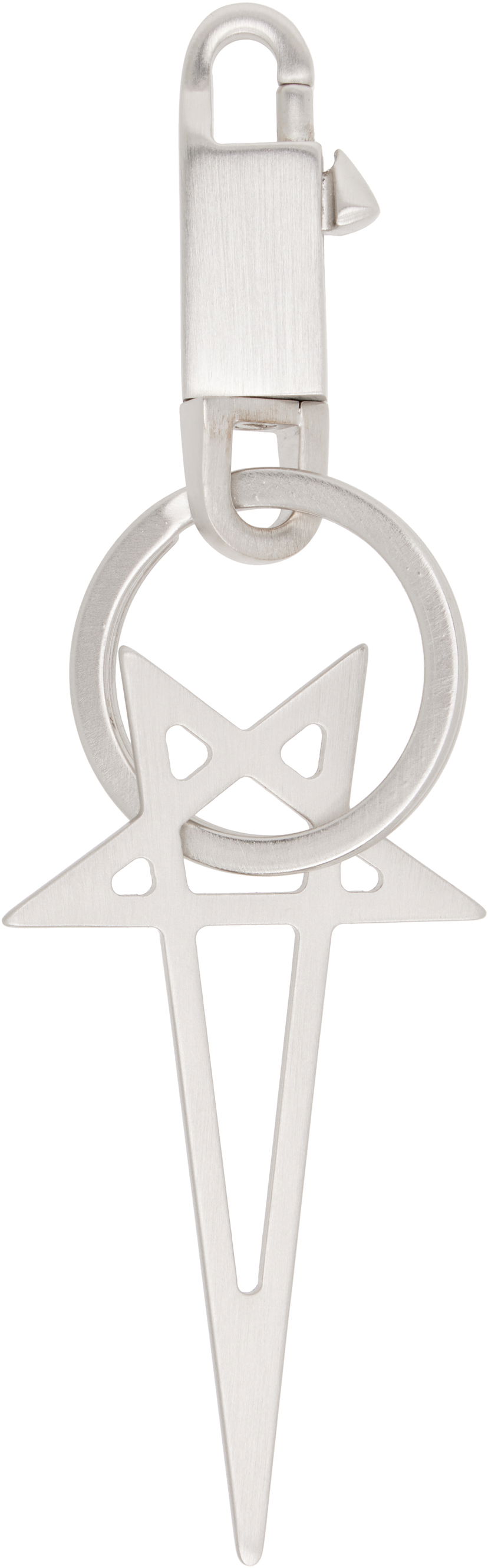 Kľúčenka Rick Owens Rick Owens Concordians Pentagram Keychain Metalická | RA02E0791 MET