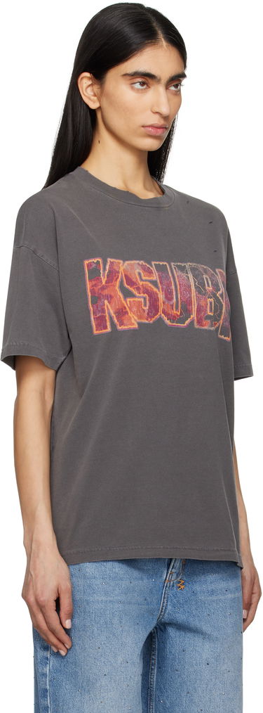 Tričko Ksubi Ksubi Kickstart Oh G Short Sleeve T-Shirt Šedá | WSP25TE003, 1
