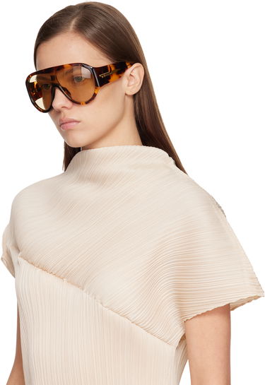 Slnečné okuliare Bottega Veneta Scudo Shield Sunglasses Hnedá | BV1345S-002, 3