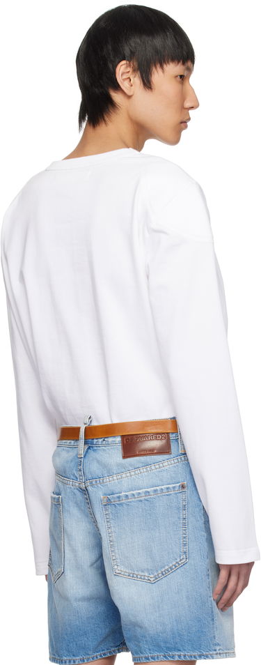Sveter MISBHV MISBHV 95 Longsleeve T-Shirt Biela | 250M158, 2