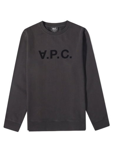 Mikina A.P.C. Logo Crew Sweatshirt Čierna | COFAX-H27378-LZZ