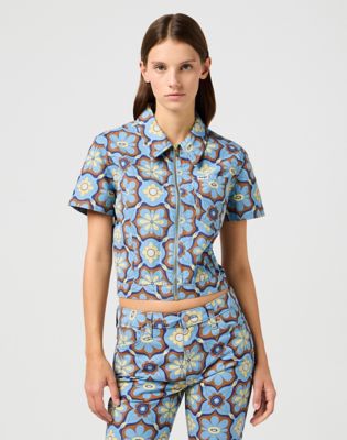 Overal Wrangler Wrangler Shirt Jacket Medallion XXL Modrá | 112362607:XXL, 1