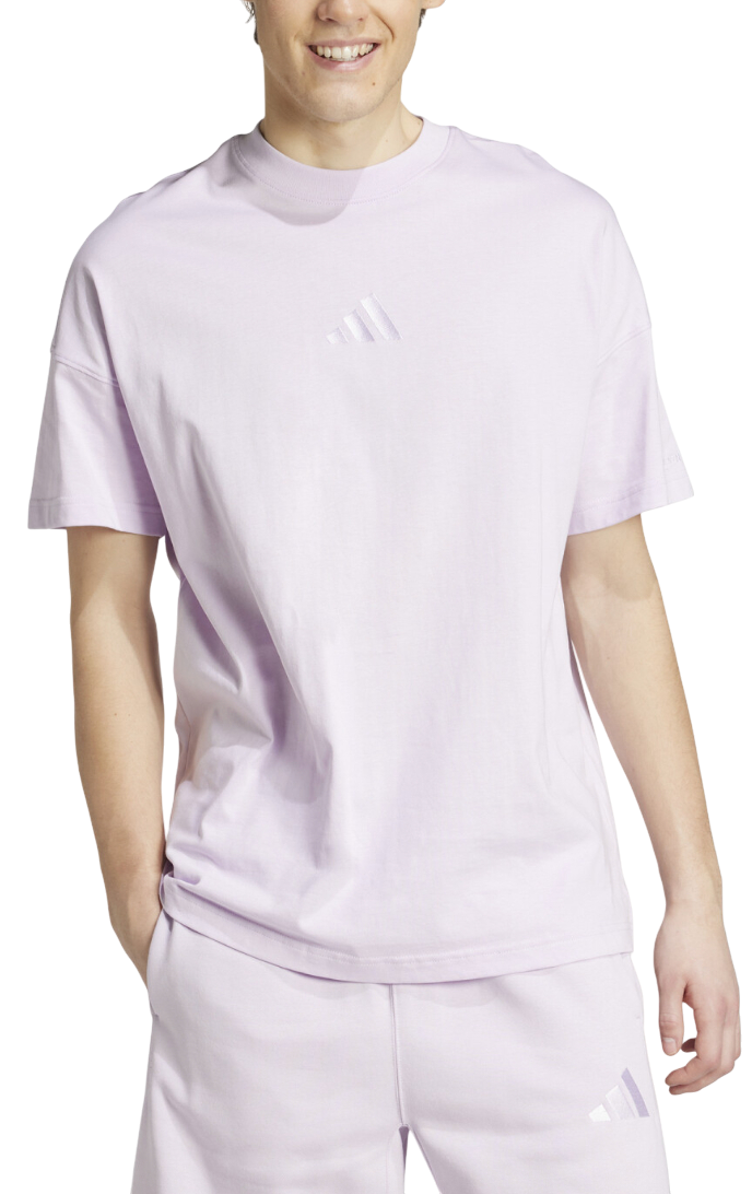 Tričko adidas Originals All SZN Oversized T-Shirt with Embroidered Logo Fialová | ji6400