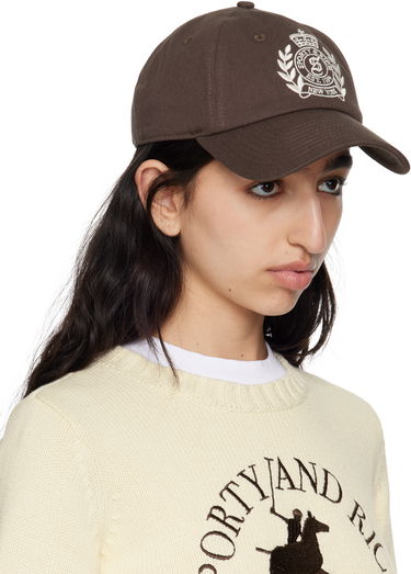 Šiltovka Sporty & Rich Sporty & Rich H&W Crest Cap Hnedá | AC040612241BR03, 1