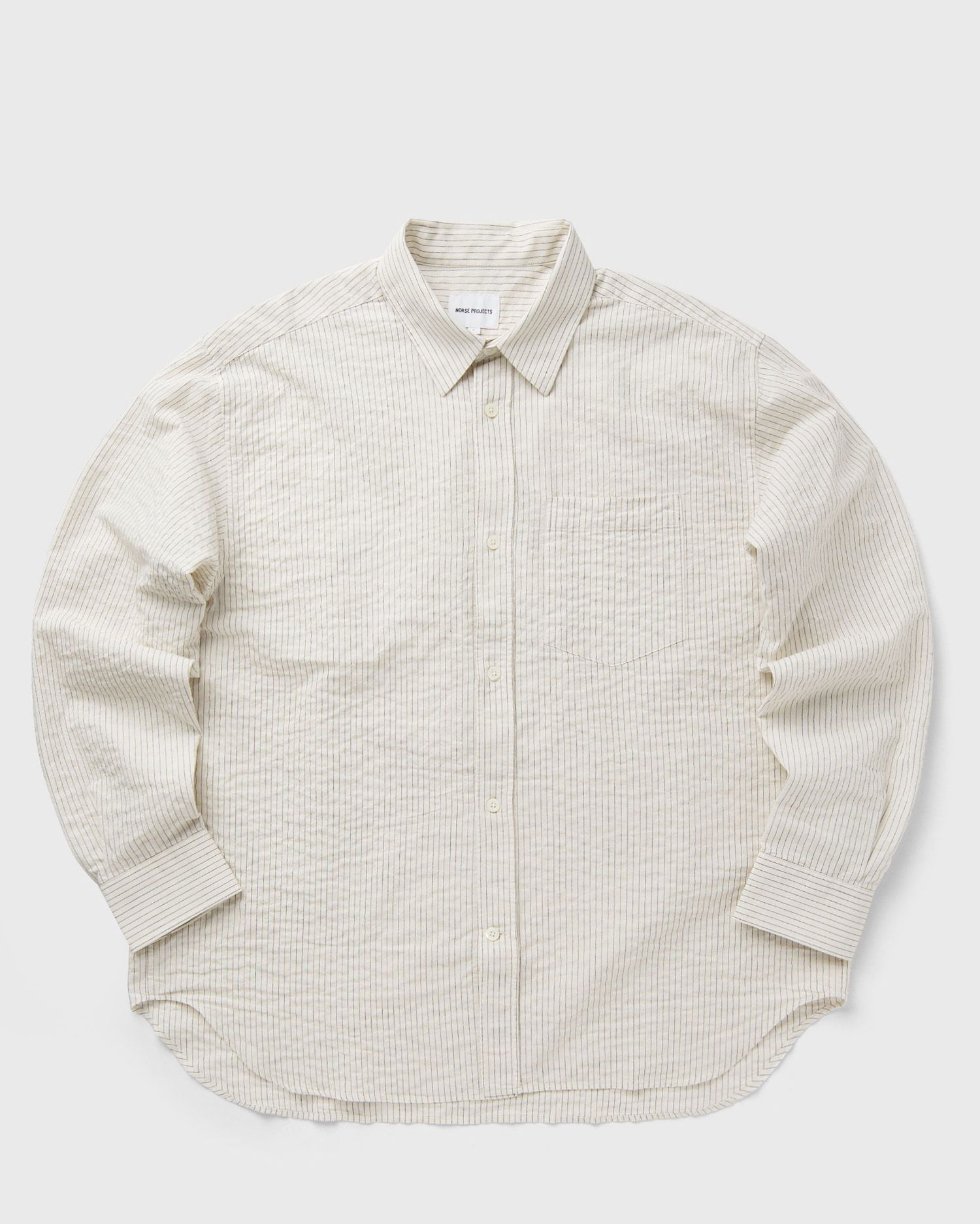 Košeľa NORSE PROJECTS Mo Oversized Striped Shirt Béžová | N40-0810-0957, 0