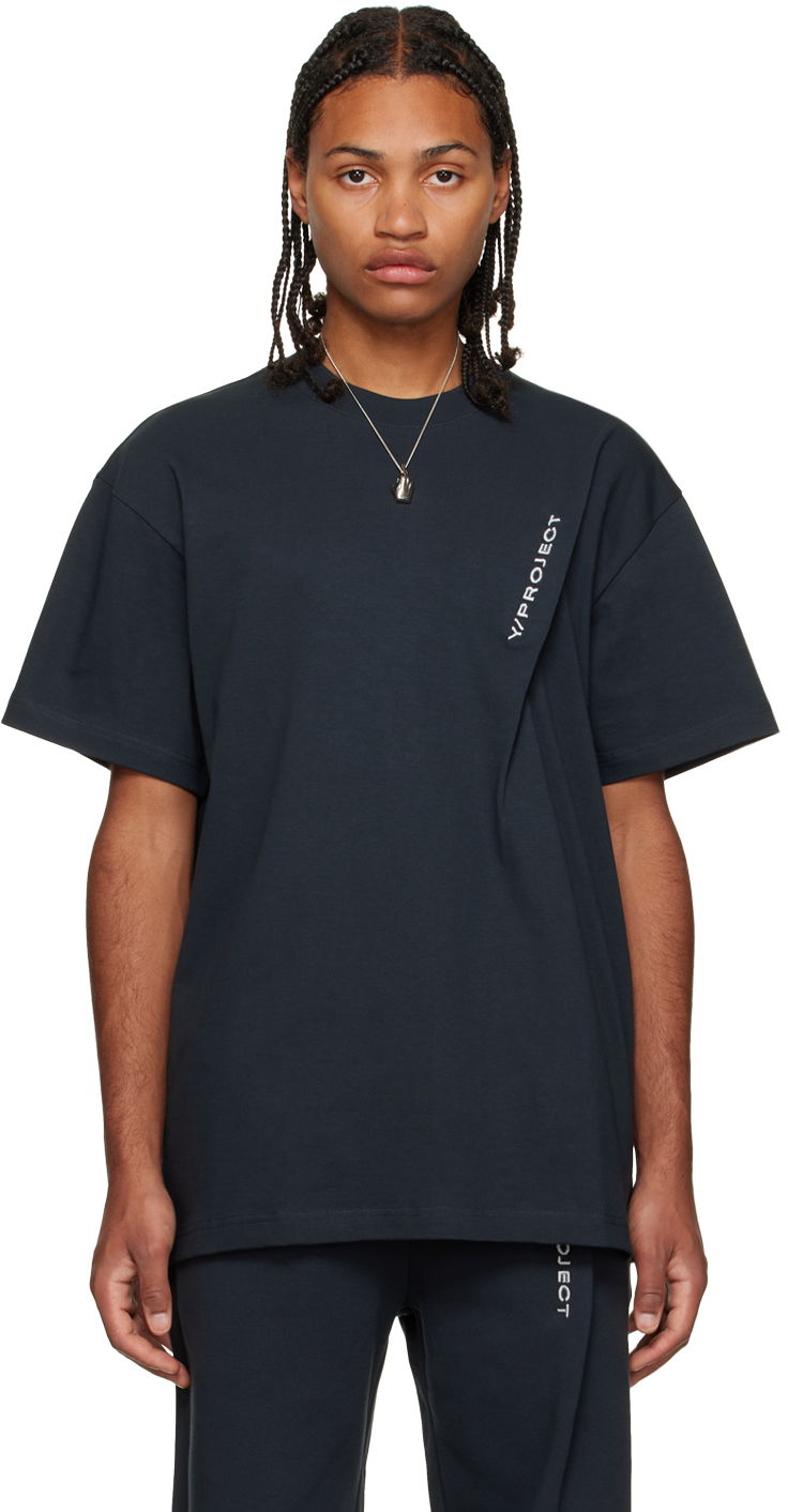 Tričko Y/PROJECT Pinched T-Shirt Šedá | TS71-S25, 0