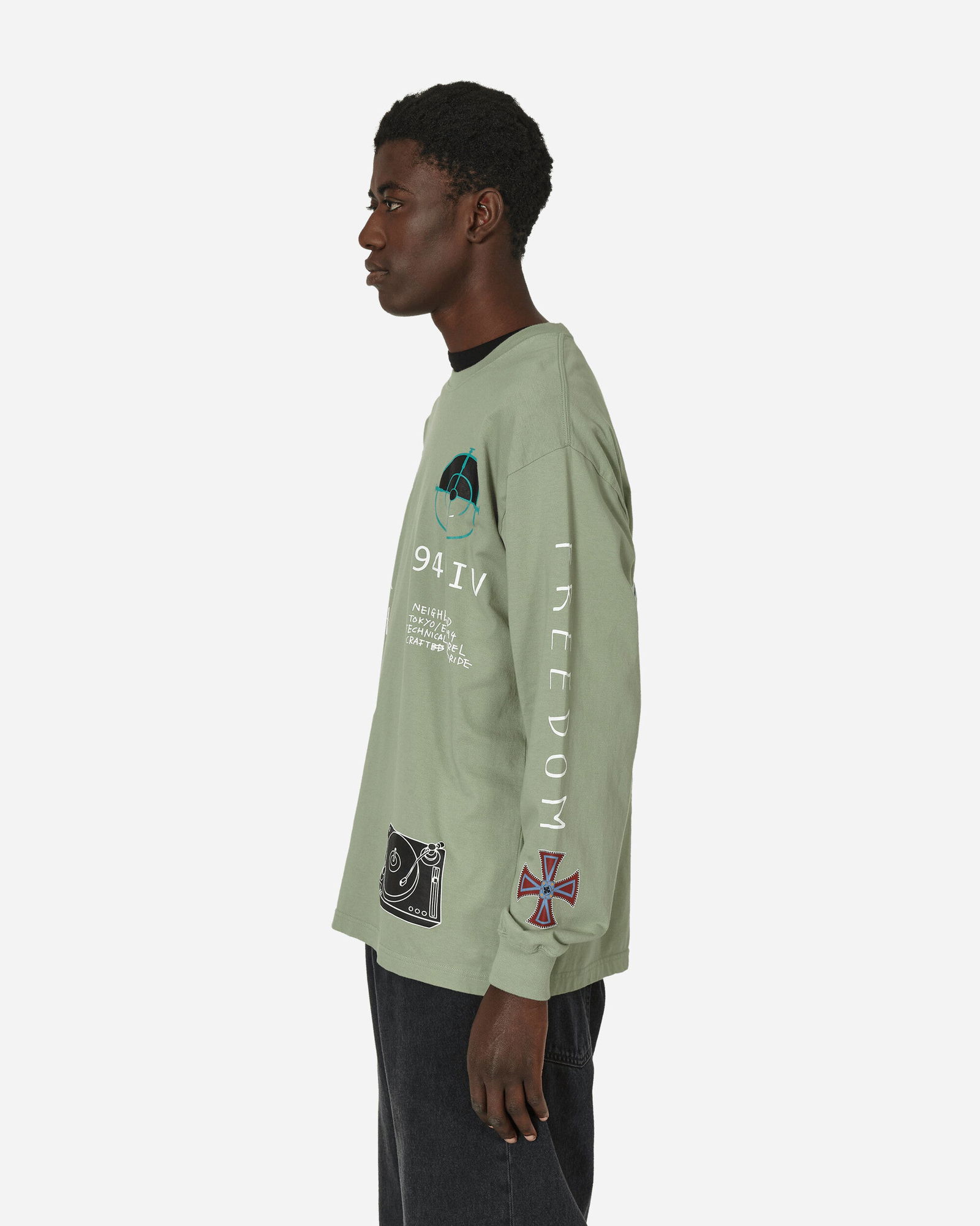 LS-10 Longsleeve T-Shirt Sage Green